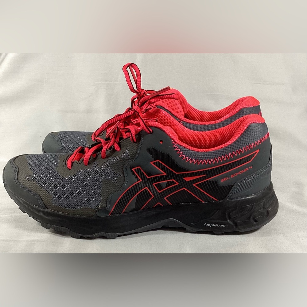 ASICS Women Gel Sonoma 4 Trail running shoes in Grey and Pink Size 10